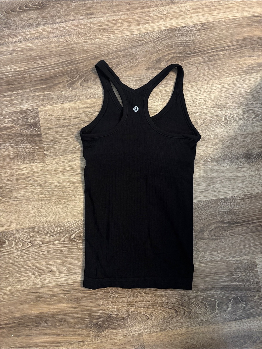 lululemon athletica Black Ribbed Racerback Tank